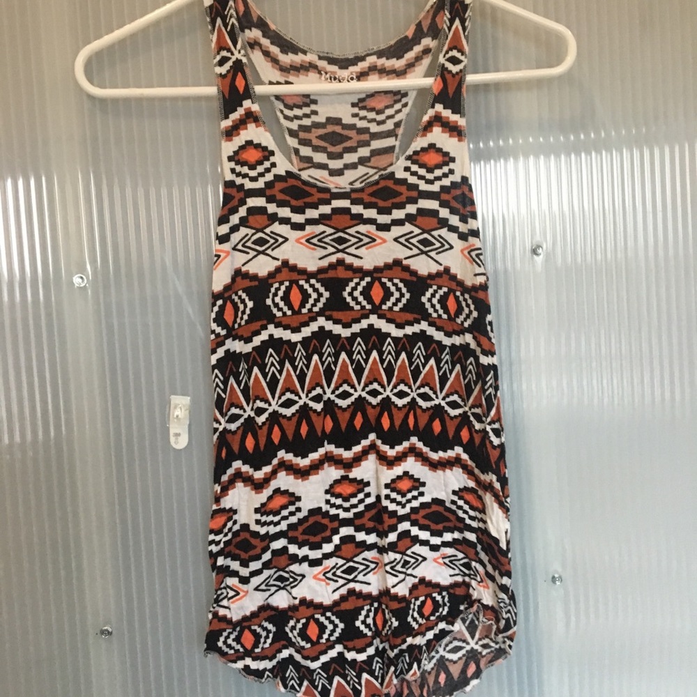 Tribal Print Tank Top